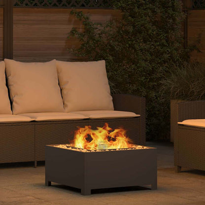 Focolare Nero 60 x 60 x 30 cm Acciaio