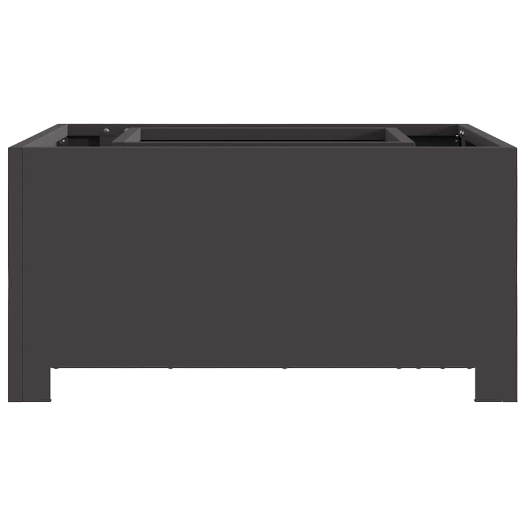 Focolare Nero 60 x 60 x 30 cm Acciaio