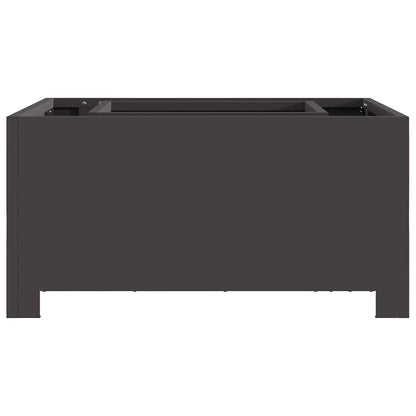 Focolare Nero 60 x 60 x 30 cm Acciaio