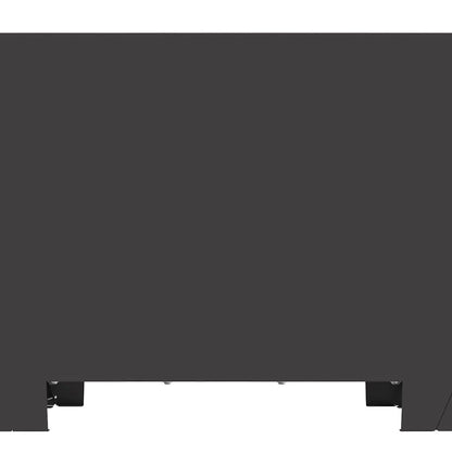 Focolare Nero 60 x 60 x 30 cm Acciaio