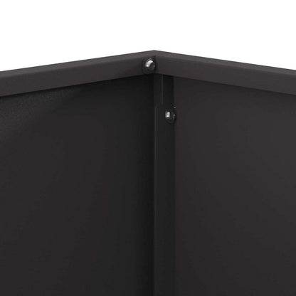 Focolare Nero 80 x 80 x 40 cm Acciaio