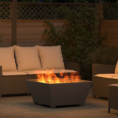 Focolare Nero 80 x 80 x 40 cm Acciaio