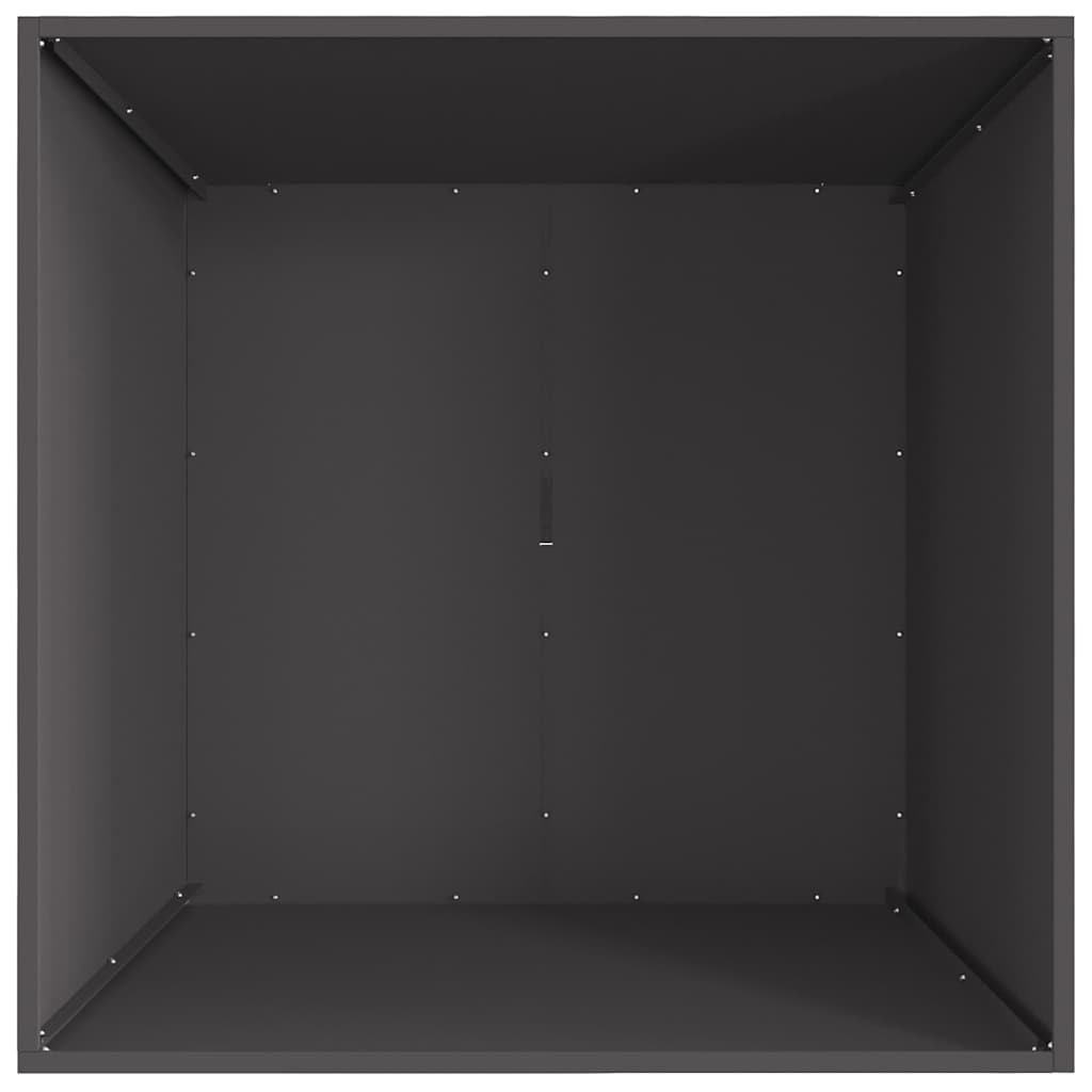 Focolare Nero 80 x 80 x 40 cm Acciaio