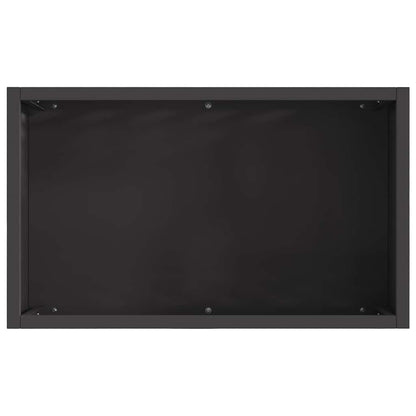 Focolare Nero 50 x 30 x 40 cm Acciaio