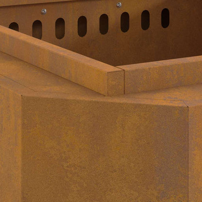 Focolare Senza Fumi Marrone 58 x 58 x 51 cm Acciaio