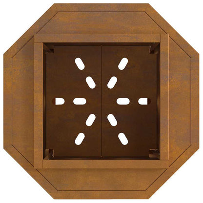 Focolare Senza Fumi Marrone 38 x 38 x 51 cm Acciaio