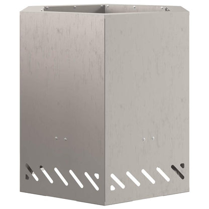 Focolare Senza Fumi Marrone 48 x 48 x 51 cm Acciaio