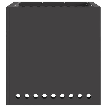 Focolare Senza Fumi Nero 48 x 48 x 50 cm Acciaio