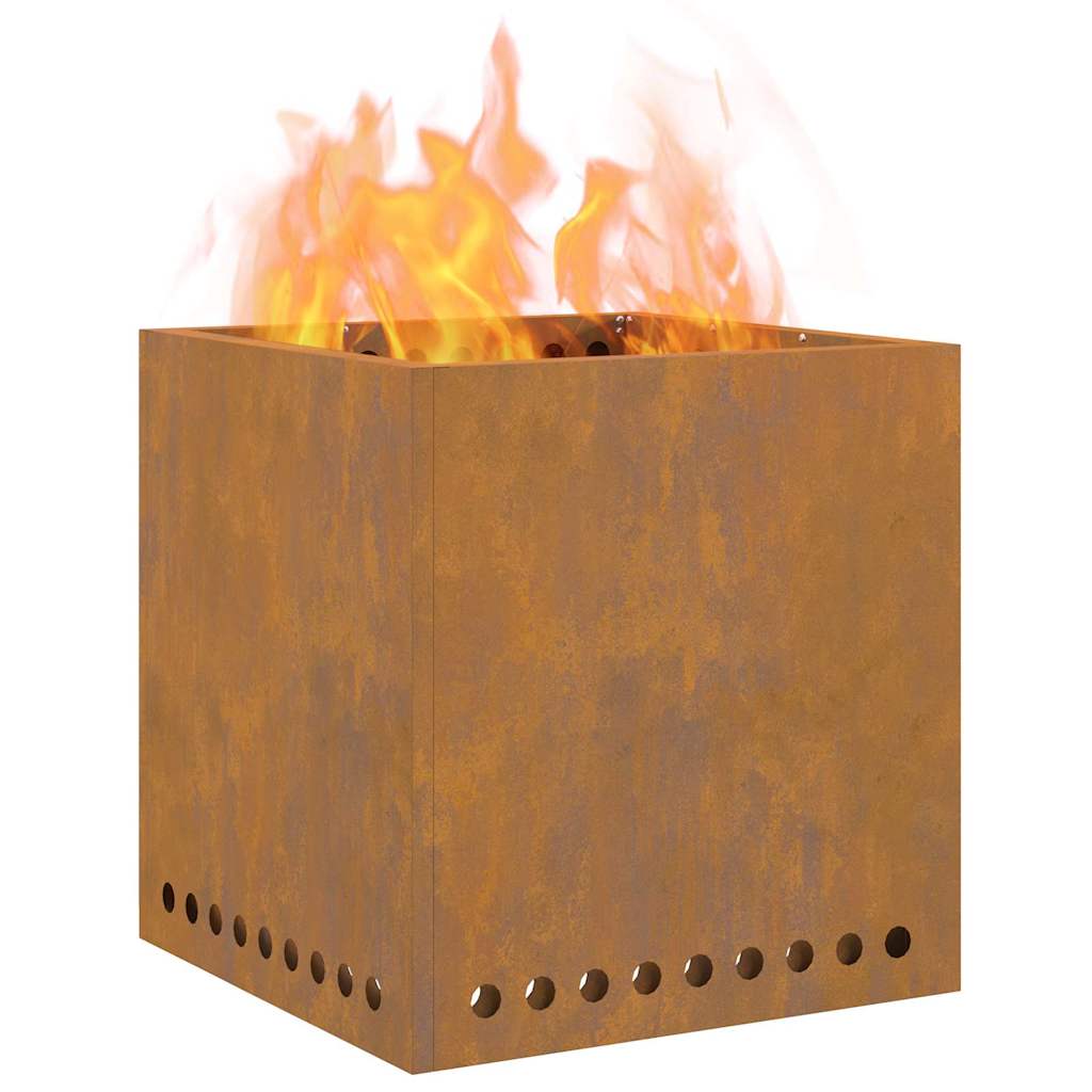 Focolare Senza Fumi Marrone 48 x 48 x 50 cm Acciaio