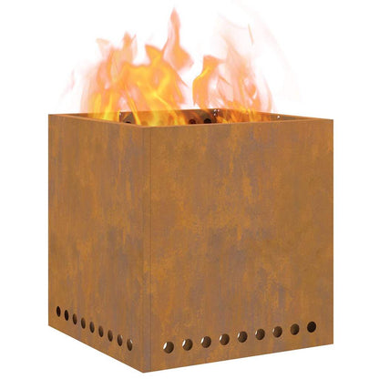 Focolare Senza Fumi Marrone 48 x 48 x 50 cm Acciaio