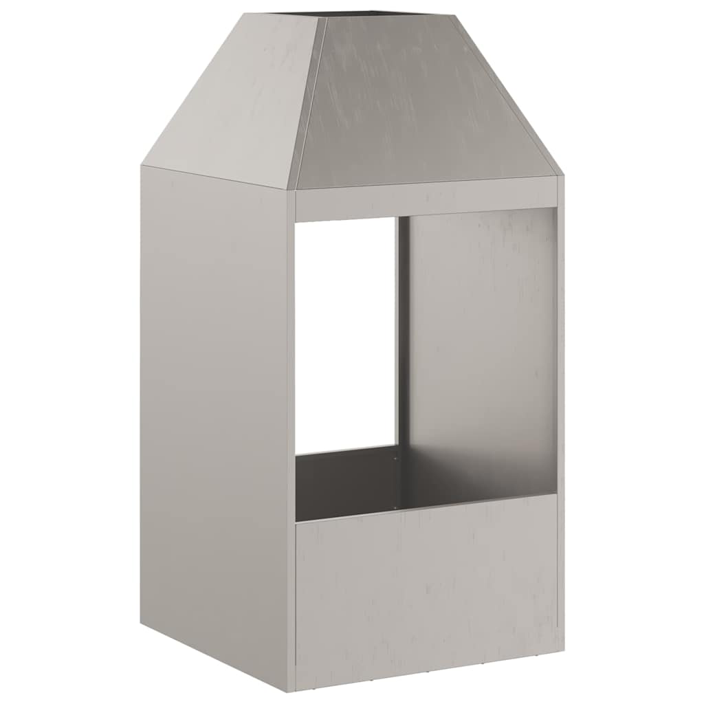 Focolare Marrone 50 x 50 x 100 cm Acciaio