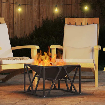 Focolare Nero 50 x 50 x 35 cm Acciaio