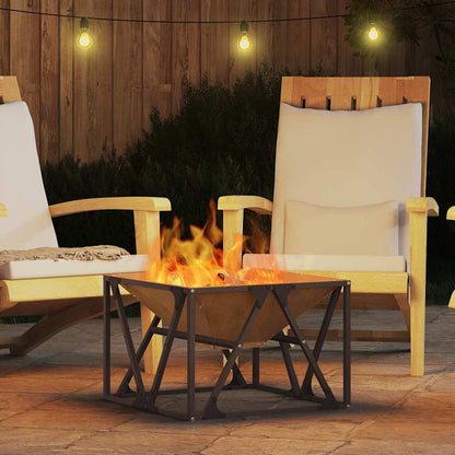 Focolare Marrone 50 x 50 x 35 cm Acciaio