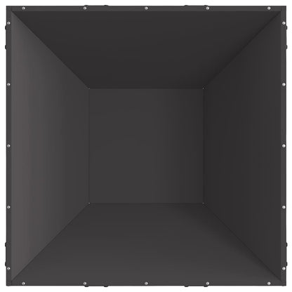 Focolare Nero 80 x 80 x 40 cm Acciaio