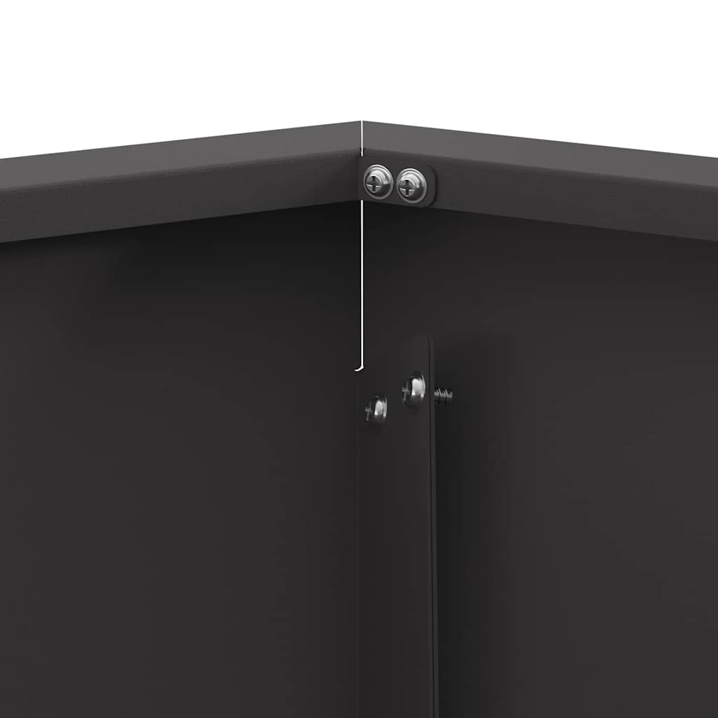 Focolare Nero 75 x 75 x 28 cm Acciaio