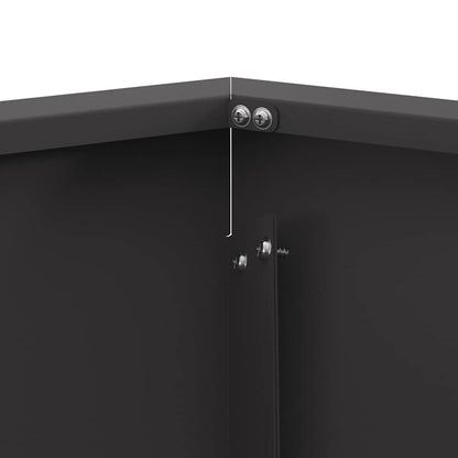 Focolare Nero 75 x 75 x 28 cm Acciaio