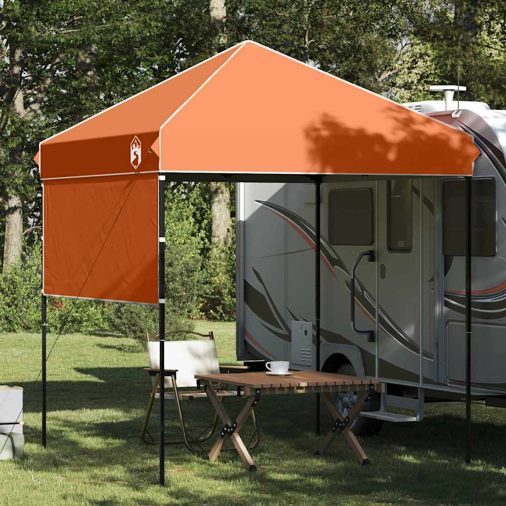 Tenda Gazebo Arancione 194 x 194 x 251 cm Tessuto | homemem39