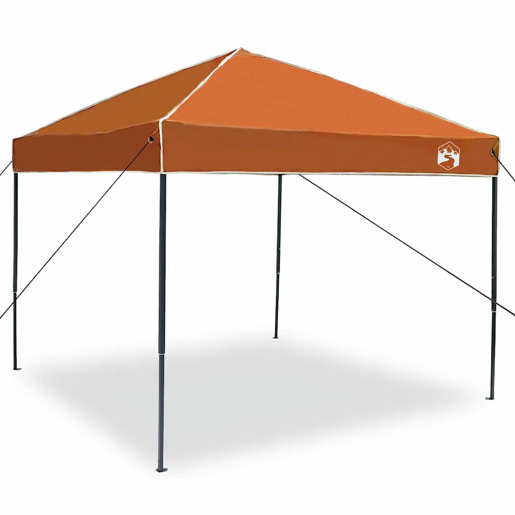 Tenda Gazebo Arancione 243 x 243 x 251 cm Tessuto | homemem39