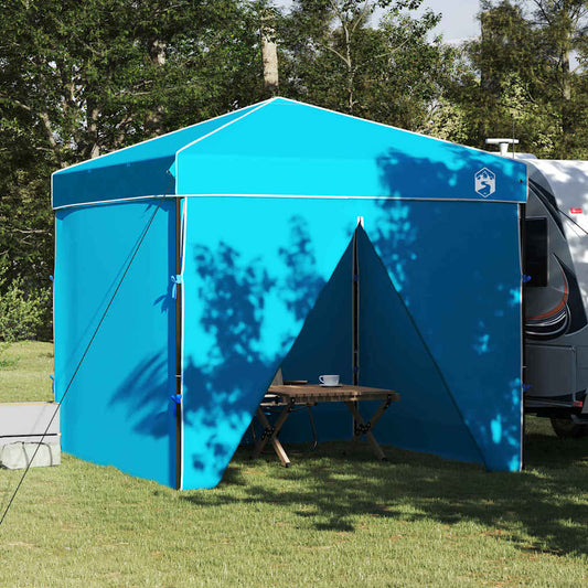 Tenda Gazebo Blu 243 x 243 x 251 cm Tessuto | homemem39
