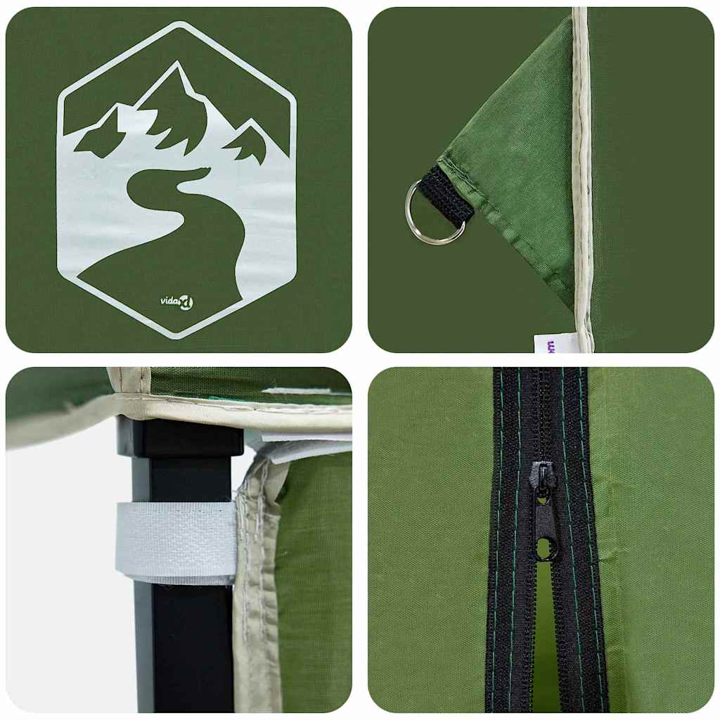 Tenda Gazebo Verde 243 x 243 x 251 cm Tessuto | homemem39