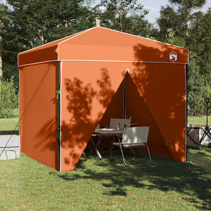 Tenda Gazebo Arancione 243 x 243 x 251 cm Tessuto | homemem39