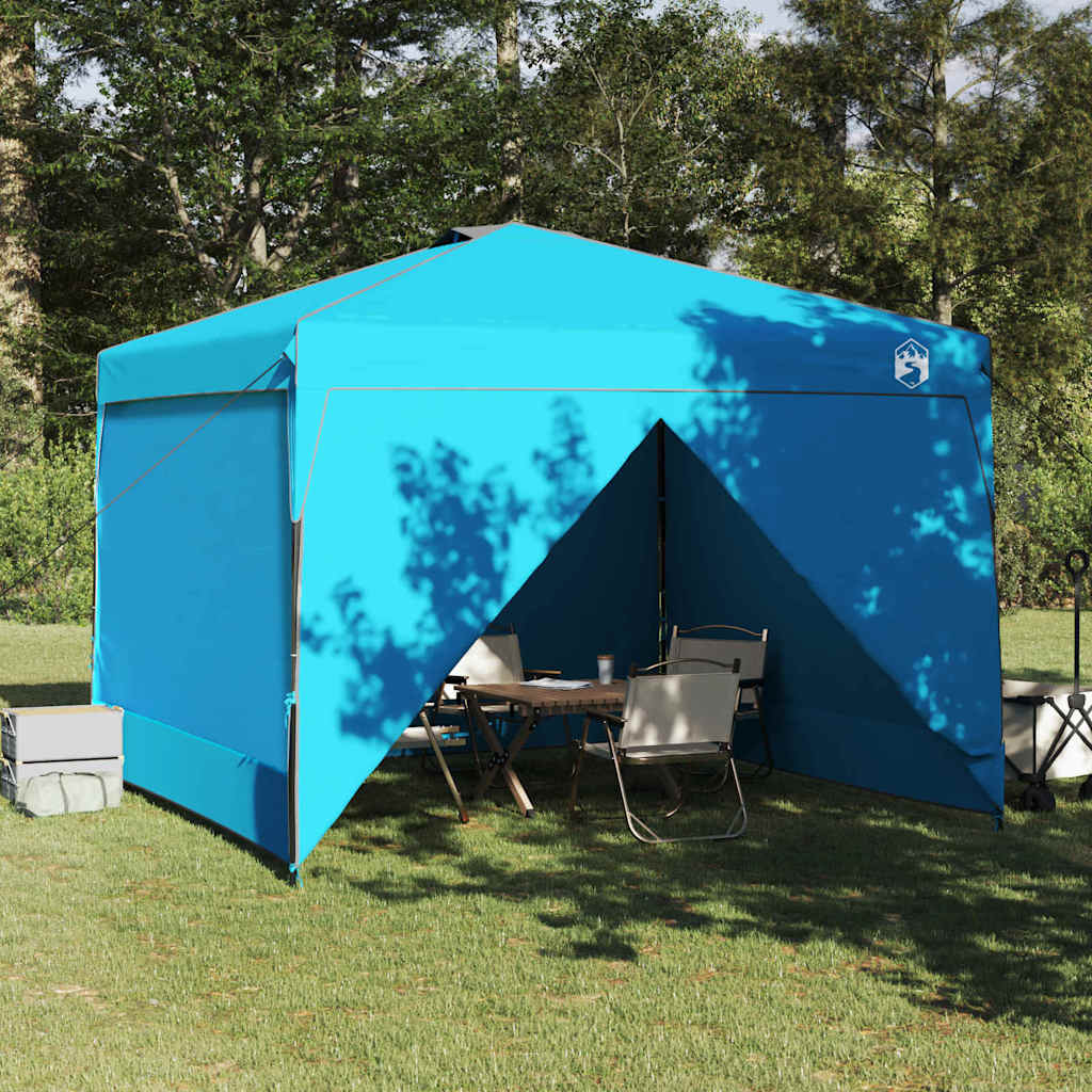 Tenda Gazebo Blu 290 x 290 x 251 cm Tessuto | homemem39