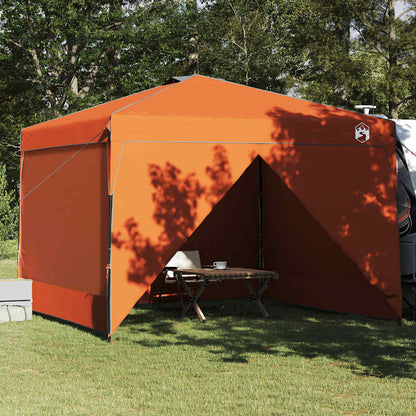 Tenda Gazebo Arancione 290 x 290 x 251 cm Tessuto | homemem39