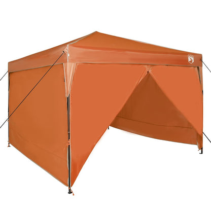 Tenda Gazebo Arancione 290 x 290 x 251 cm Tessuto | homemem39