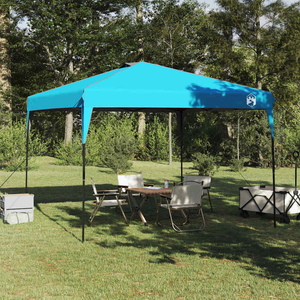 Tenda Gazebo Blu 290 x 290 x 251 cm Tessuto | homemem39