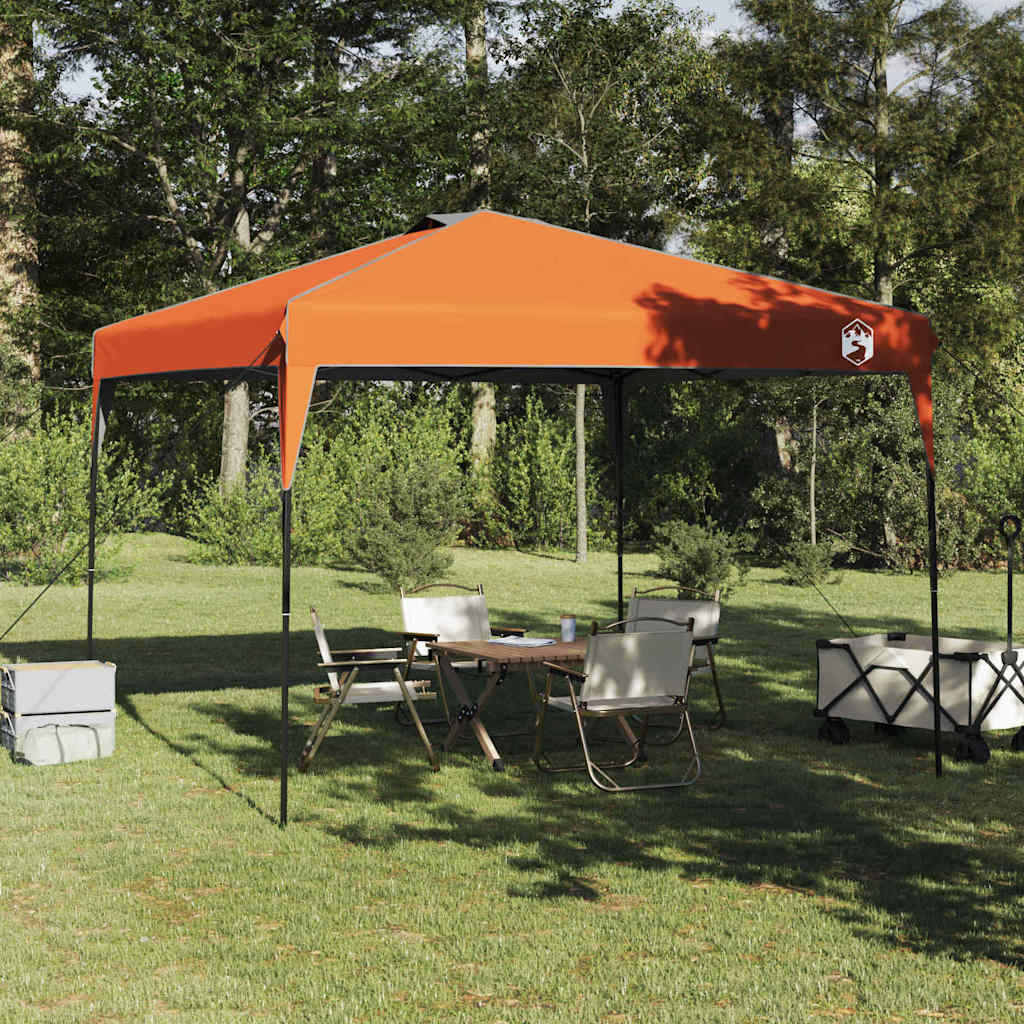 Tenda Gazebo Arancione 290 x 290 x 251 cm Tessuto | homemem39