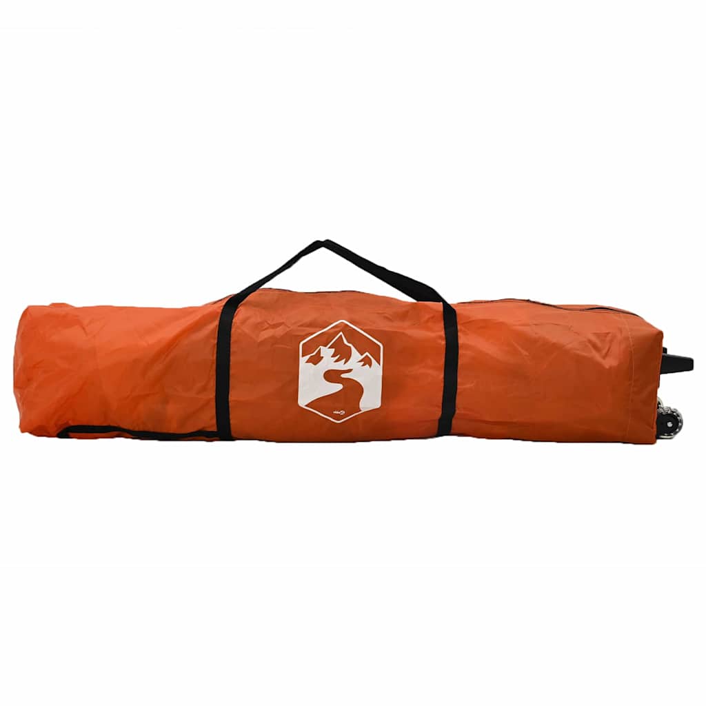 Tenda Gazebo Arancione 395 x 395 x 251 cm Tessuto | homemem39