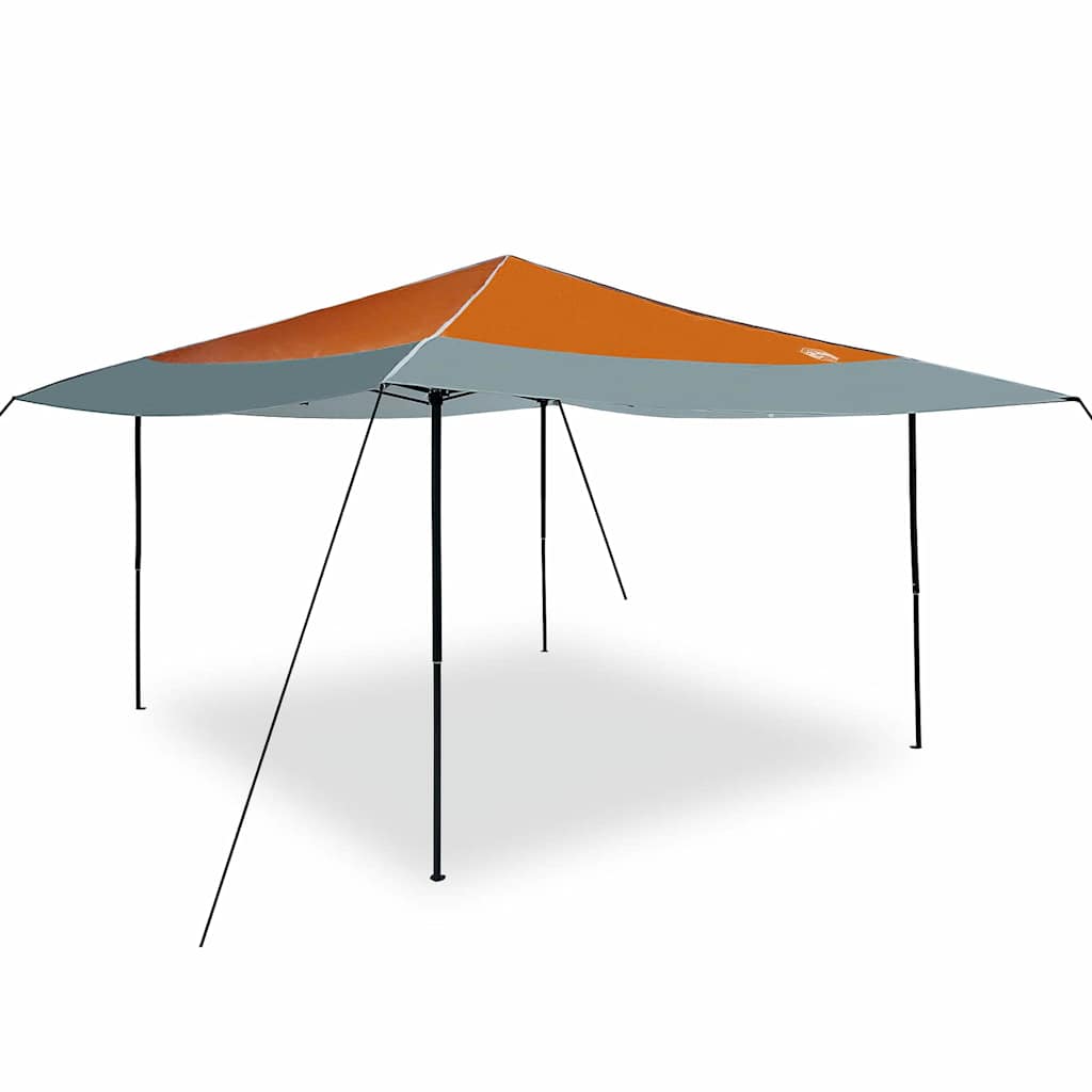 Tenda Gazebo Arancione 395 x 395 x 251 cm Tessuto | homemem39