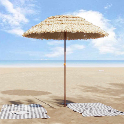 Ombrellone da Spiaggia Naturale 160 x 160 x 196 cm