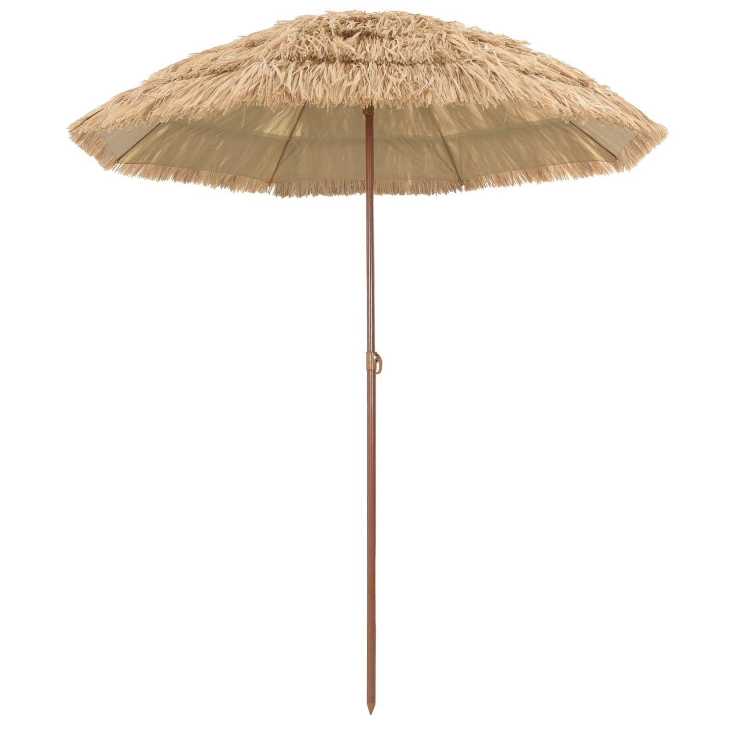 Ombrellone da Spiaggia Naturale 160 x 160 x 196 cm
