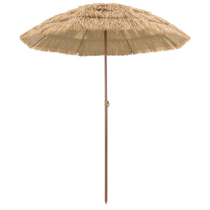 Ombrellone da Spiaggia Naturale 160 x 160 x 196 cm