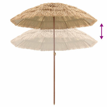 Ombrellone da Spiaggia Naturale 160 x 160 x 196 cm | homemem39