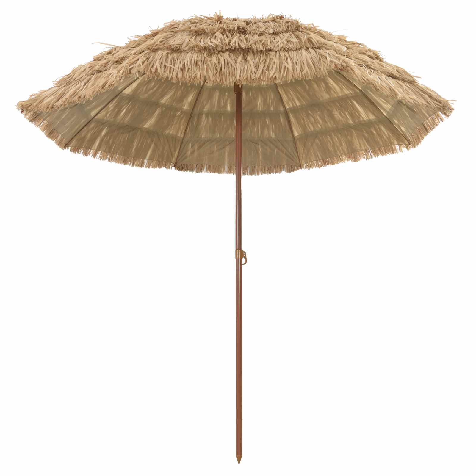 Ombrellone da Spiaggia Naturale 205 x 205 x 210 cm | homemem39