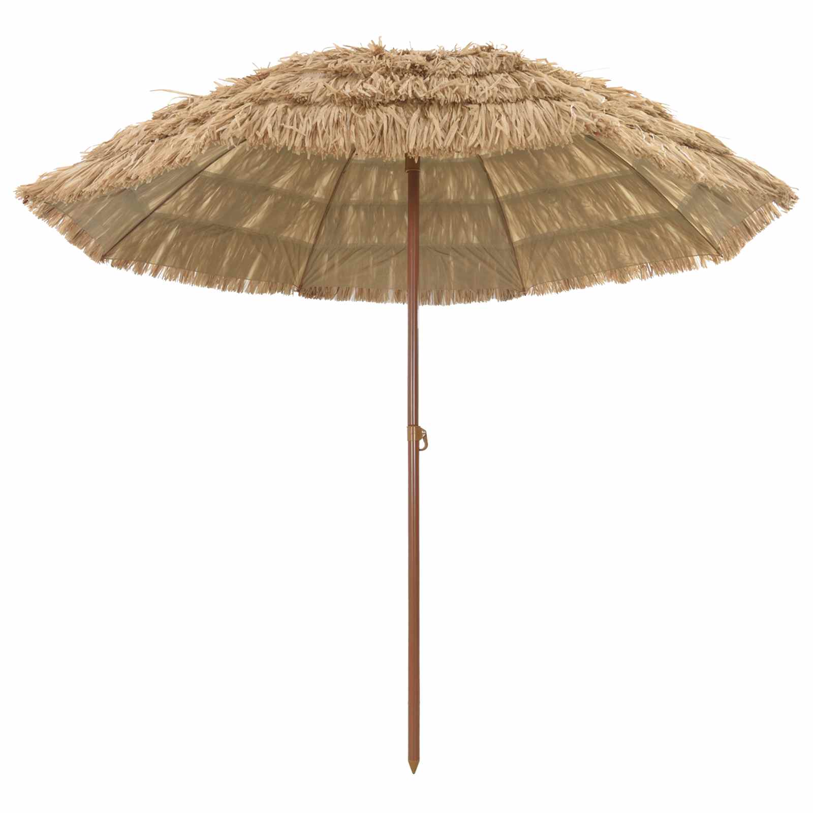 Ombrellone da Spiaggia Naturale 255 x 255 x 255 cm | homemem39