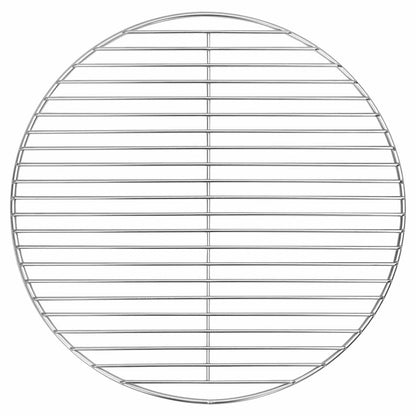 Griglia per barbecue Argento 43 x 43 cm Acciaio inossidabile
