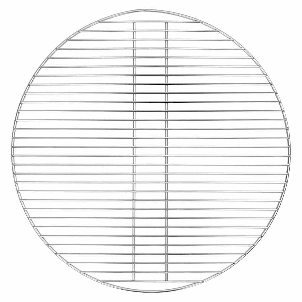 Griglia per barbecue Argento 57 x 57 cm Acciaio inossidabile