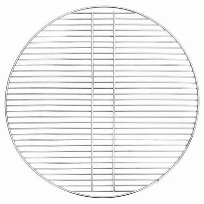 Griglia per barbecue Argento 60 x 60 cm Acciaio inossidabile