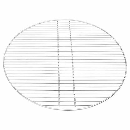 Griglia per barbecue Argento 60 x 60 cm Acciaio inossidabile