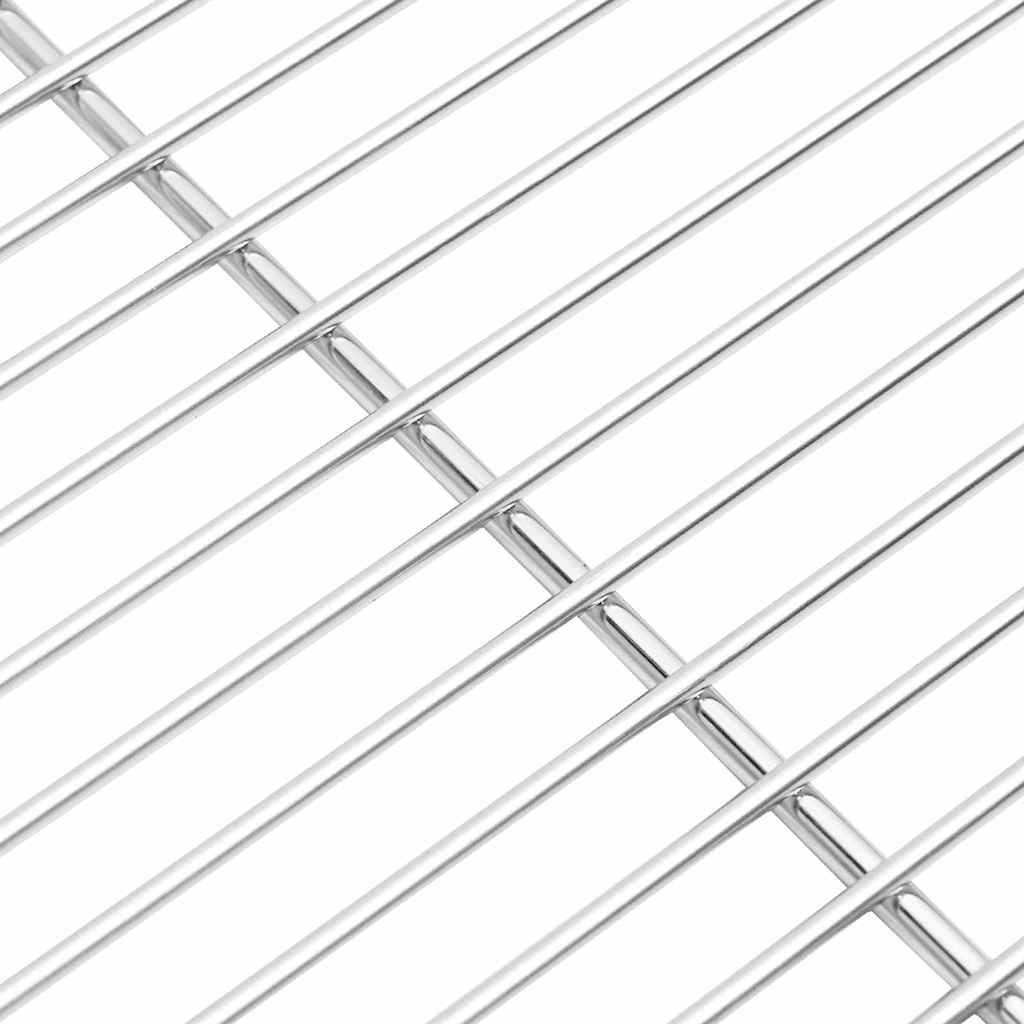 Griglia Argento 40 x 35 cm Acciaio inossidabile