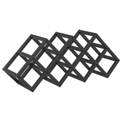 Portabottiglie Rovere Nero 63 x 16,5 x 25 cm | homemem39