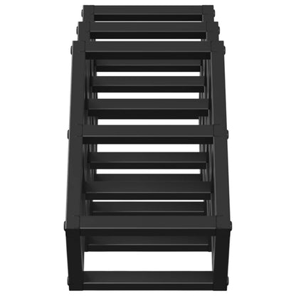 Portabottiglie Rovere Nero 63 x 16,5 x 25 cm | homemem39