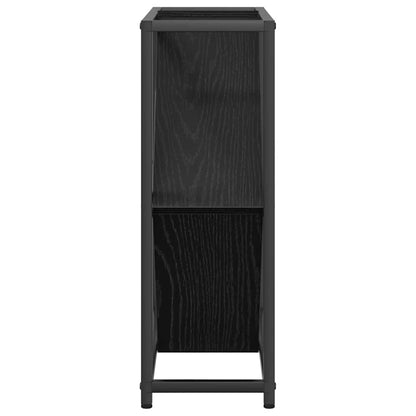 Portabottiglie Rovere Nero 51 x 18 x 52,5 cm Legno multistrato