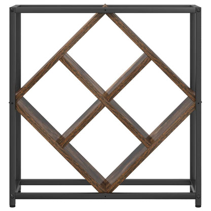 Portabottiglie Rovere fumé 51 x 18 x 52,5 cm Legno multistrato