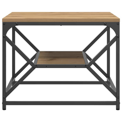 Tavolino da salotto Rovere artigianale 51 x 50 x 40 cm