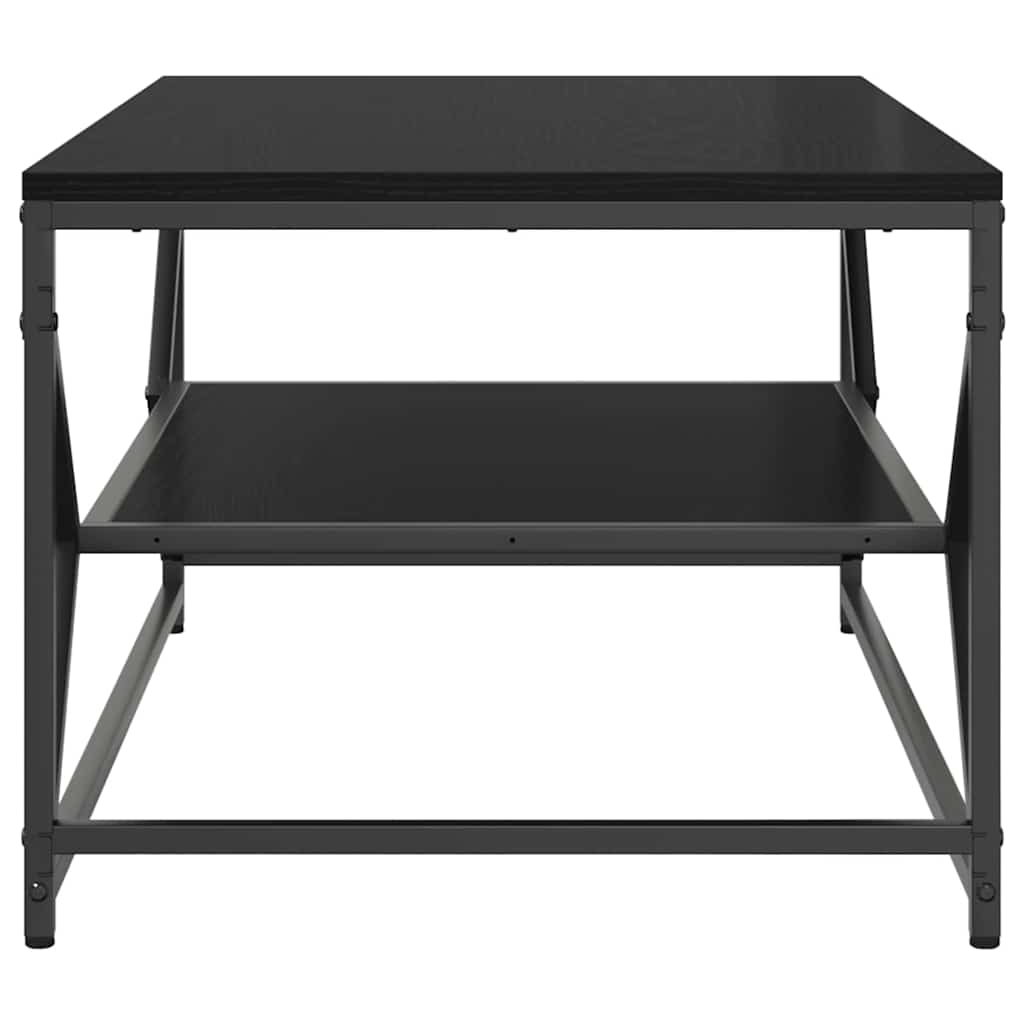 Tavolino da salotto Rovere Nero 90 x 50 x 40 cm