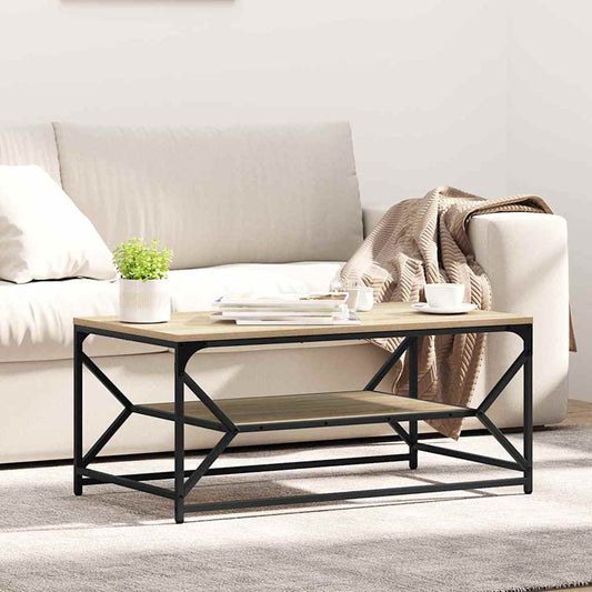 Tavolino da salotto Rovere Sonoma 90 x 50 x 40 cm | homemem39